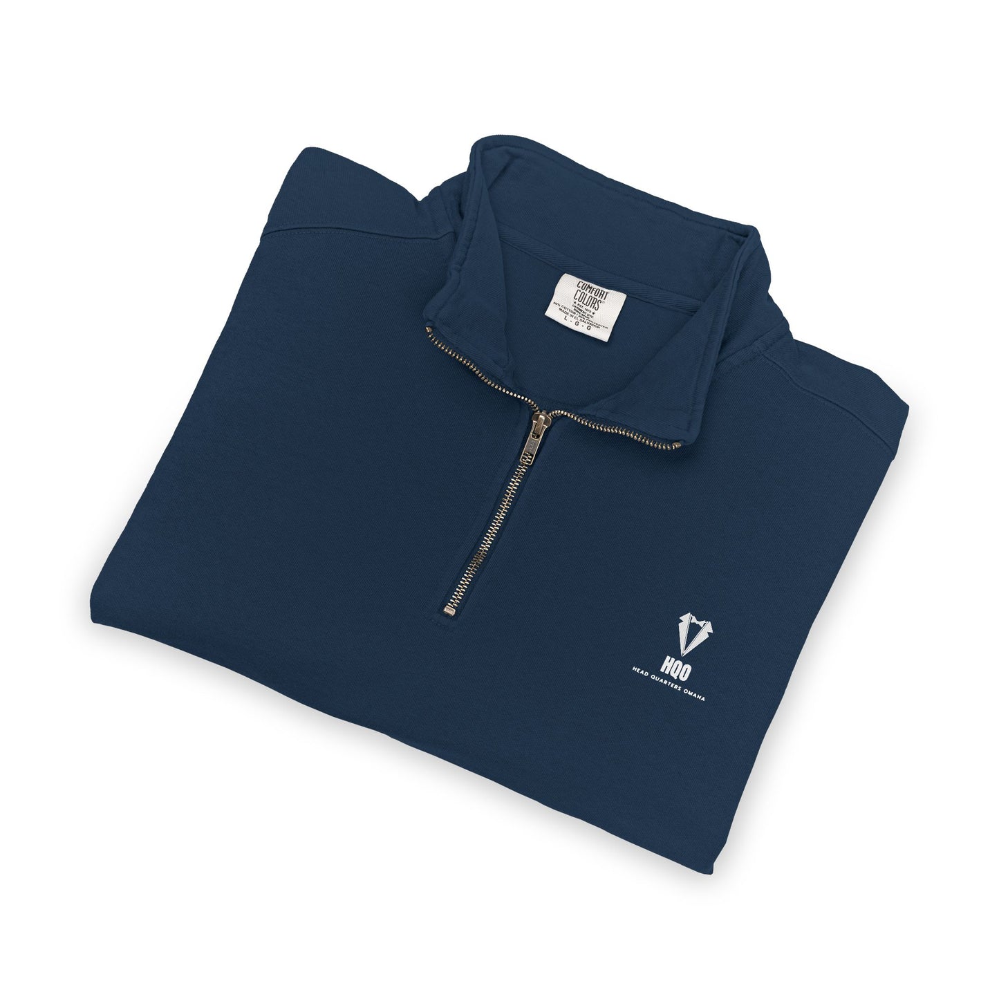 Quarter-Zip Sweatshirt — The Rices Podcast Logo Pullover