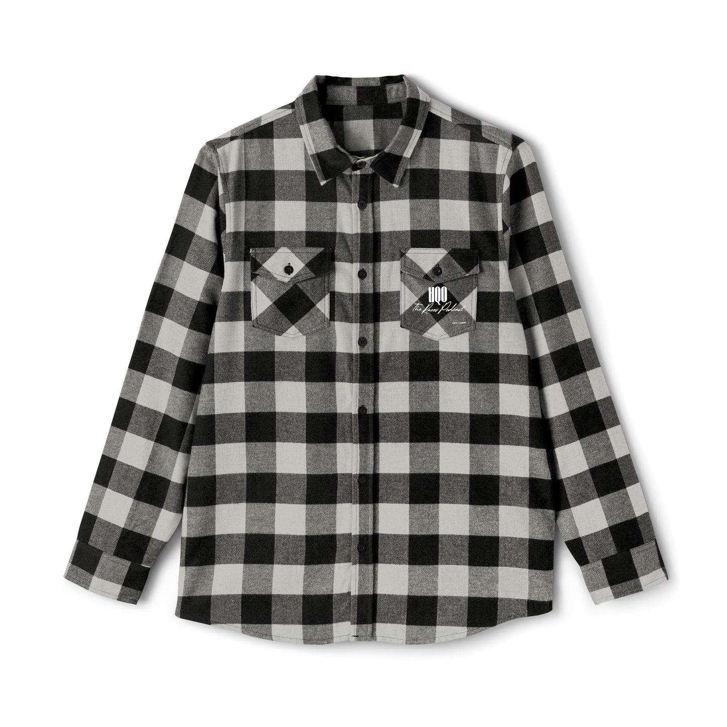 Cozy Unisex HQO Flannel Shirt, Perfect for Fall, Casual Wear, Outdoor Adventures, Gifting for Holidays, Layering Staple