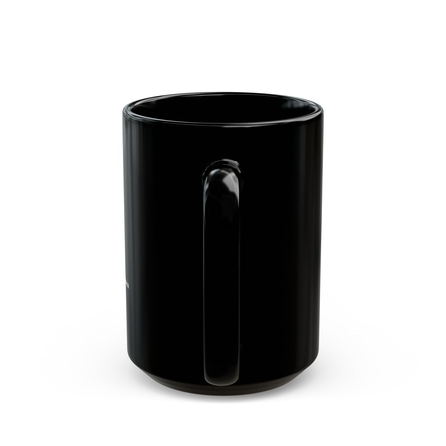 HQO Black Ceramic Mug — Head Quarters Omaha Logo Coffee Cup (11oz & 15oz)