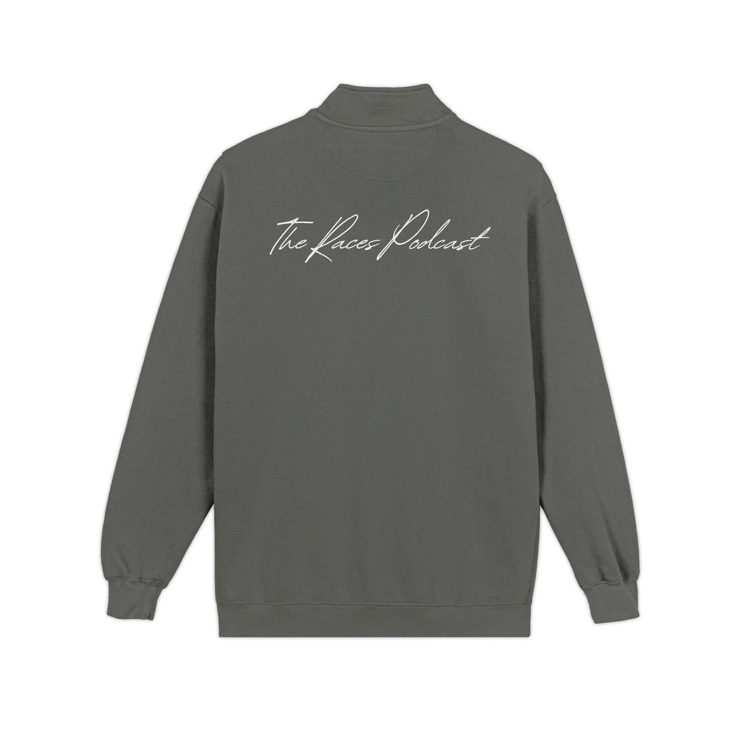 Quarter-Zip Sweatshirt — The Rices Podcast Logo Pullover
