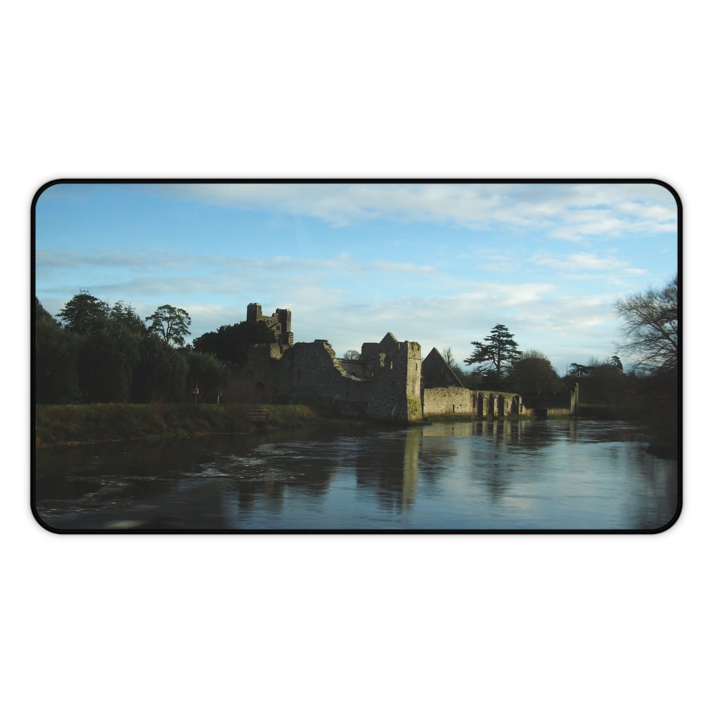 Irish River and Castles: Desk Mat