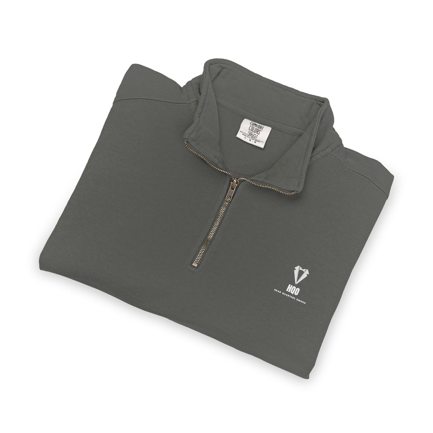 Quarter-Zip Sweatshirt — The Rices Podcast Logo Pullover