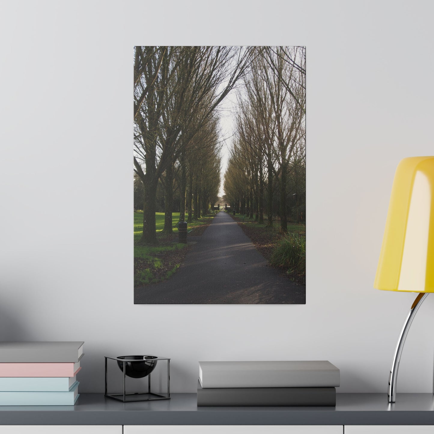 LONG PATH: Matte Canvas, Stretched, 0.75"