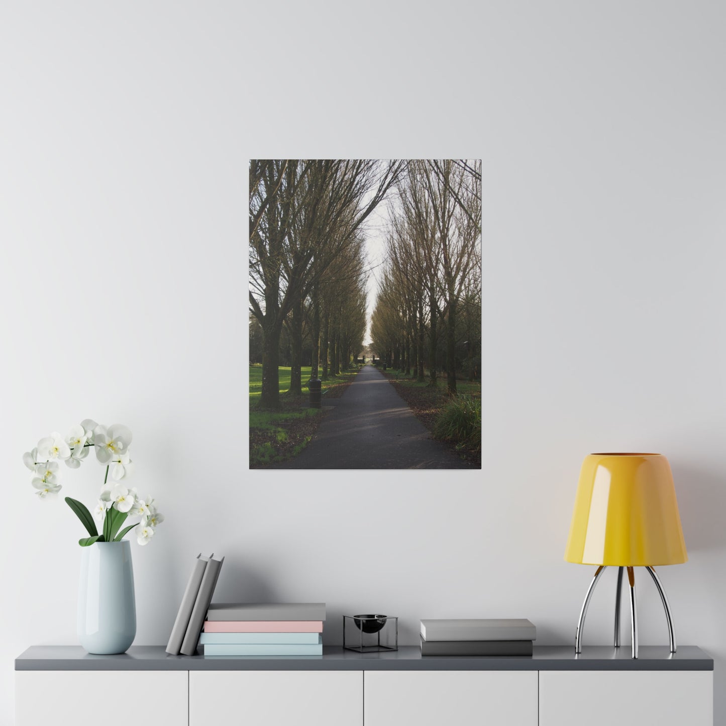 LONG PATH: Matte Canvas, Stretched, 0.75"