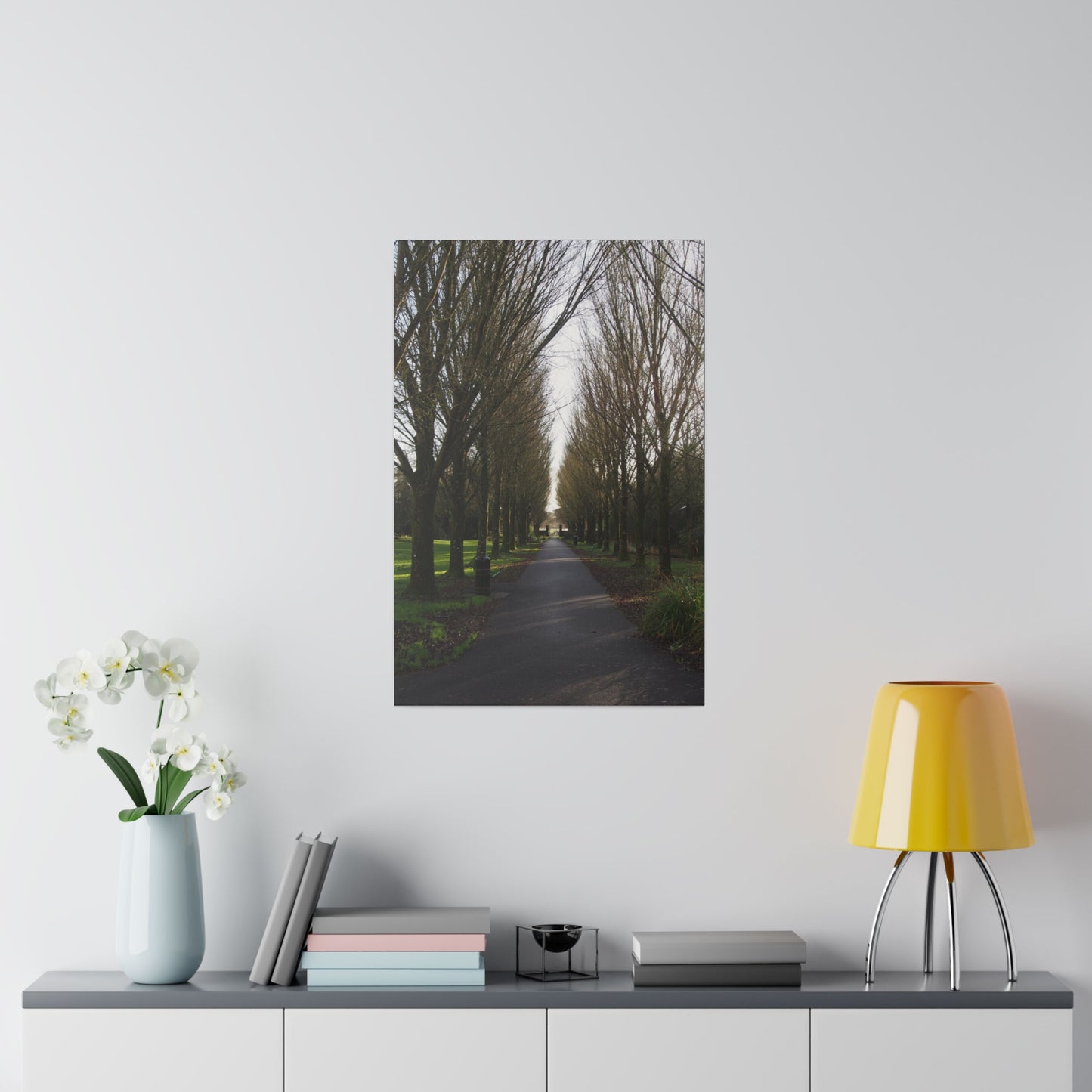 LONG PATH: Matte Canvas, Stretched, 0.75"