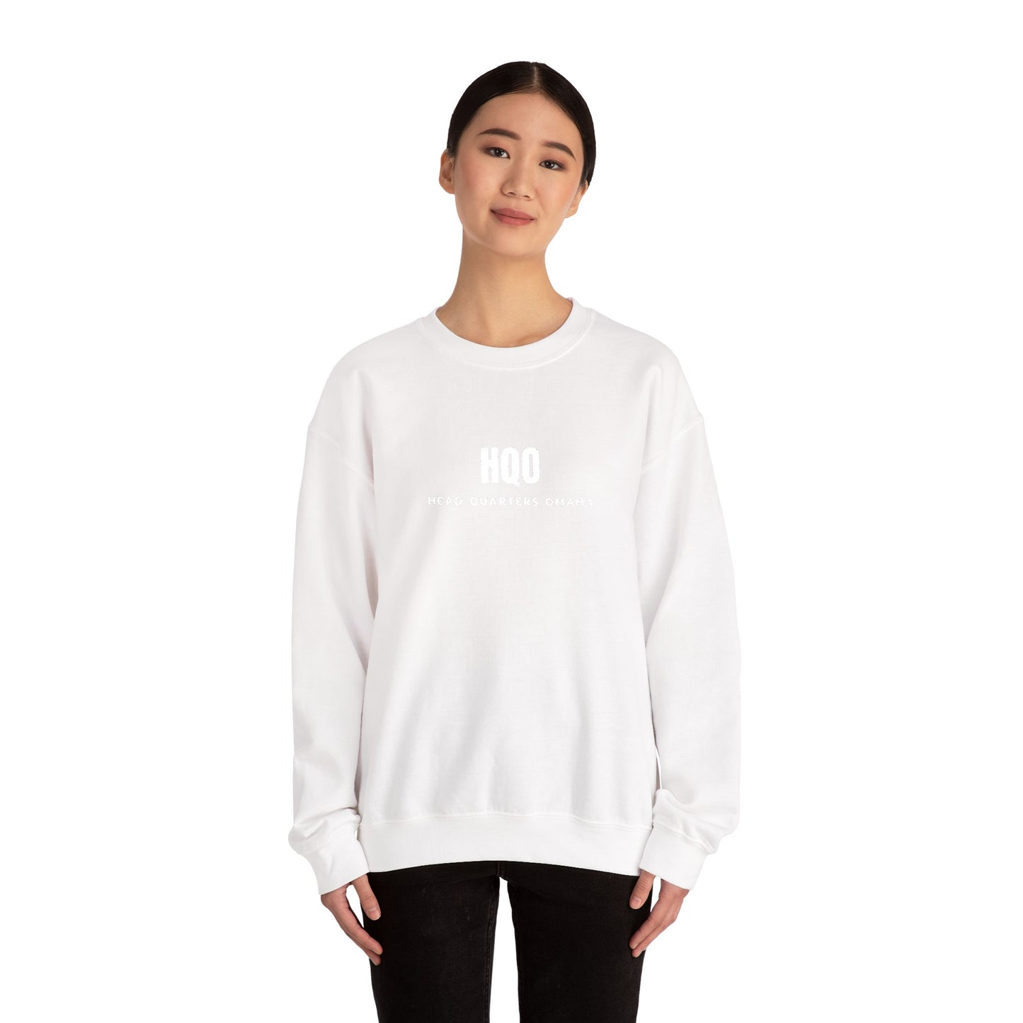 Minimal 'K9' Crewneck Sweatshirt — White Dog Lover Pullover