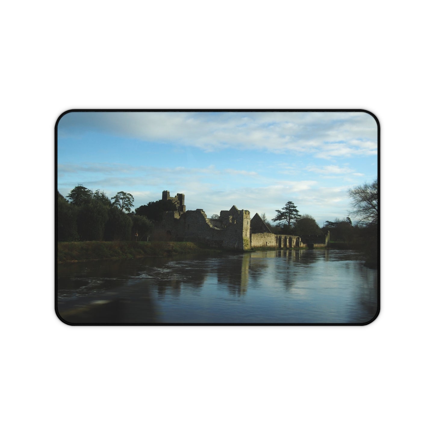 Irish River and Castles: Desk Mat