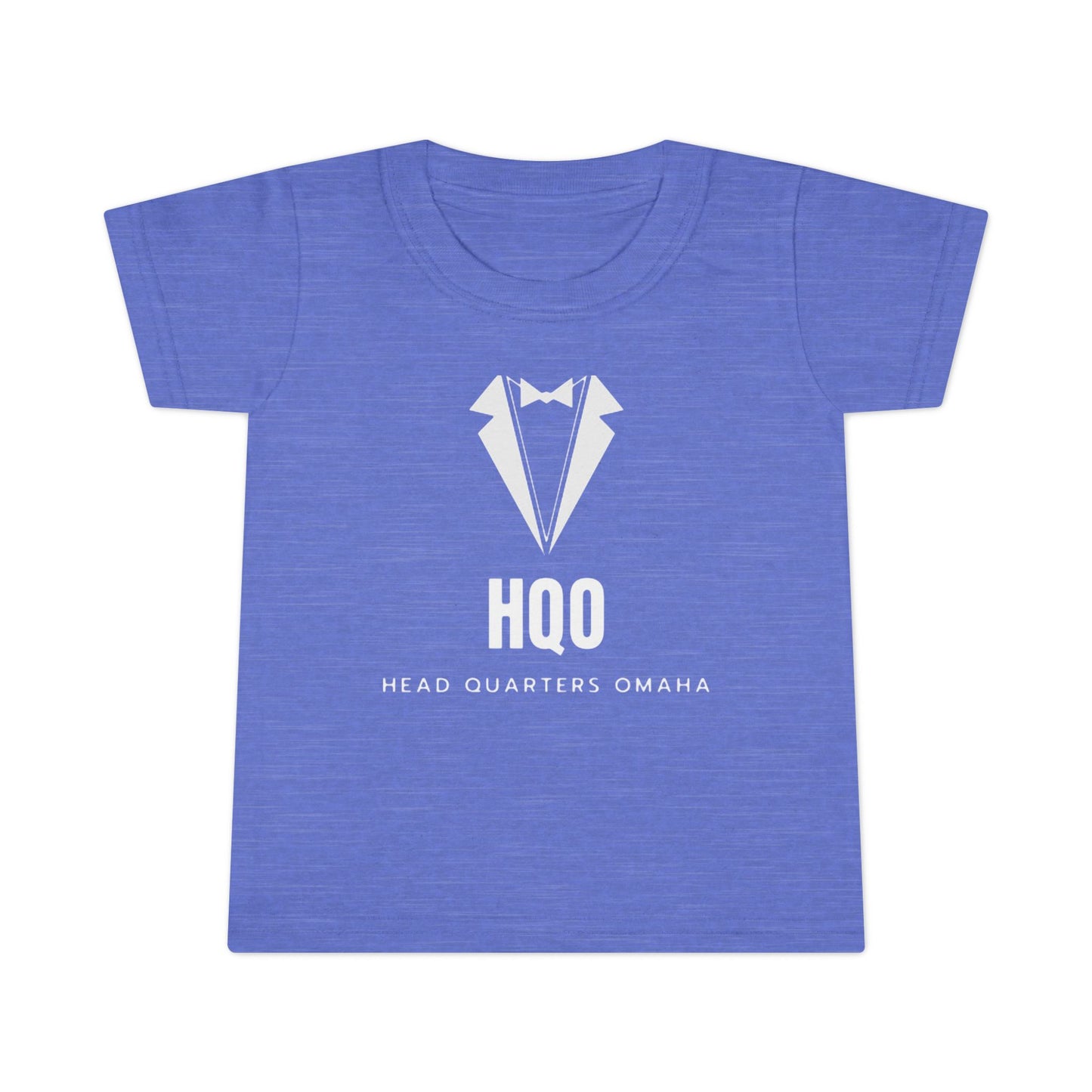 Toddler T‑Shirt — HQO Tuxedo Logo Baby Tee (Headquarters Omaha)