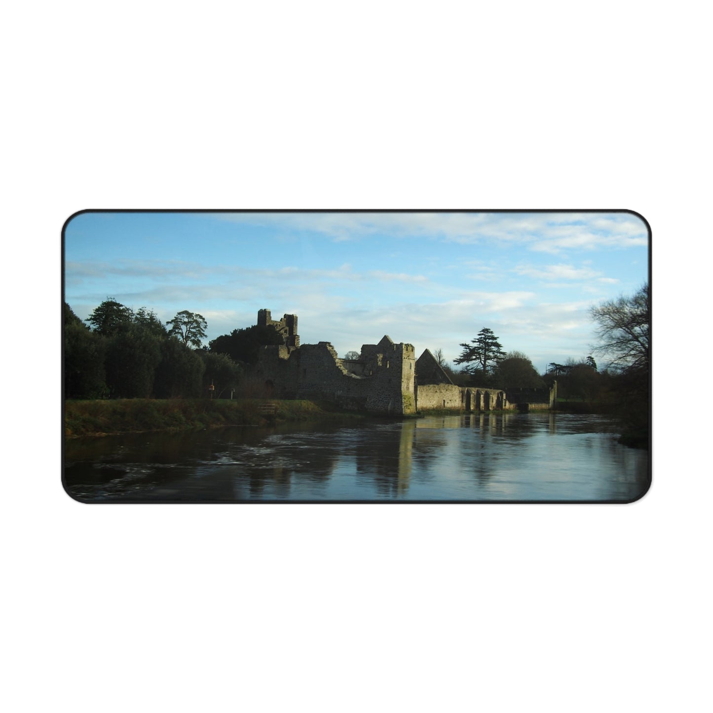 Irish River and Castles: Desk Mat