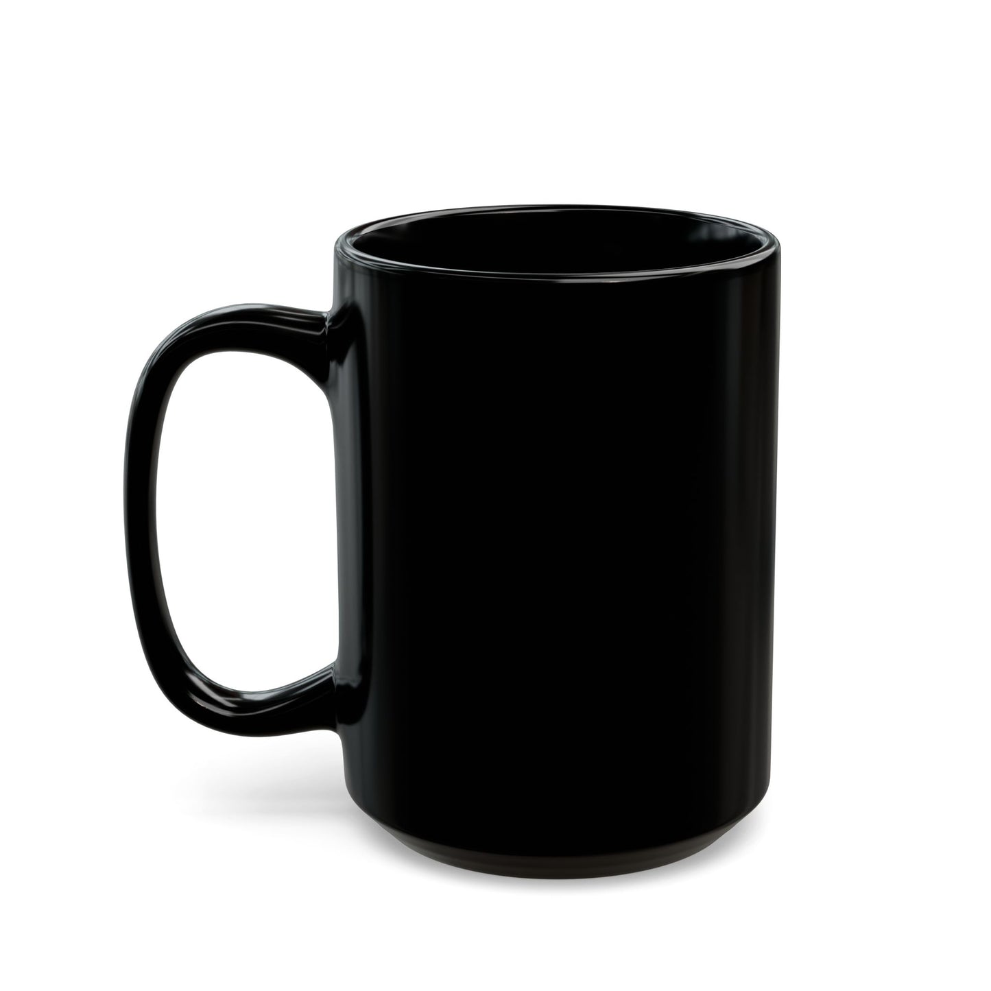 HQO Black Ceramic Mug — Head Quarters Omaha Logo Coffee Cup (11oz & 15oz)