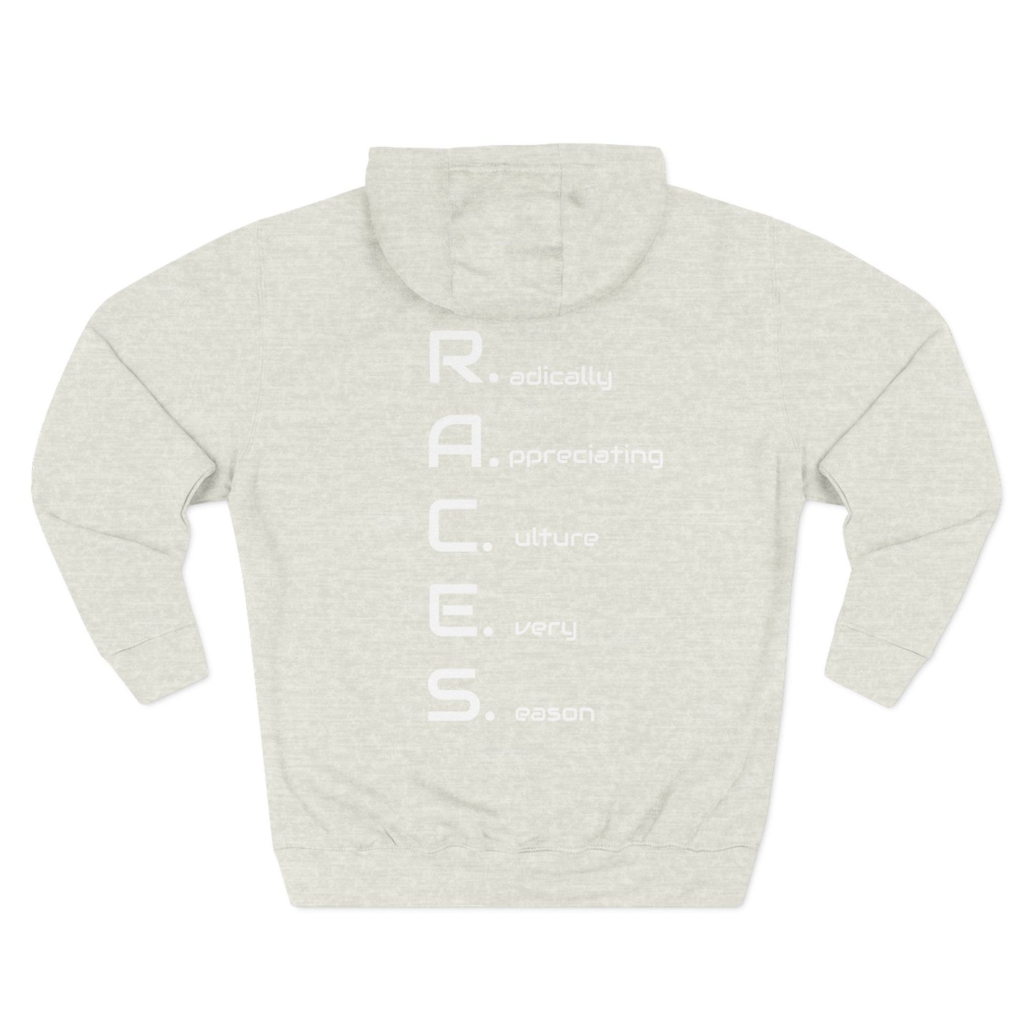 R.A.C.E.S. Podcast Hoodie — 'HQQ The Races Podcast' Fleece Pullover
