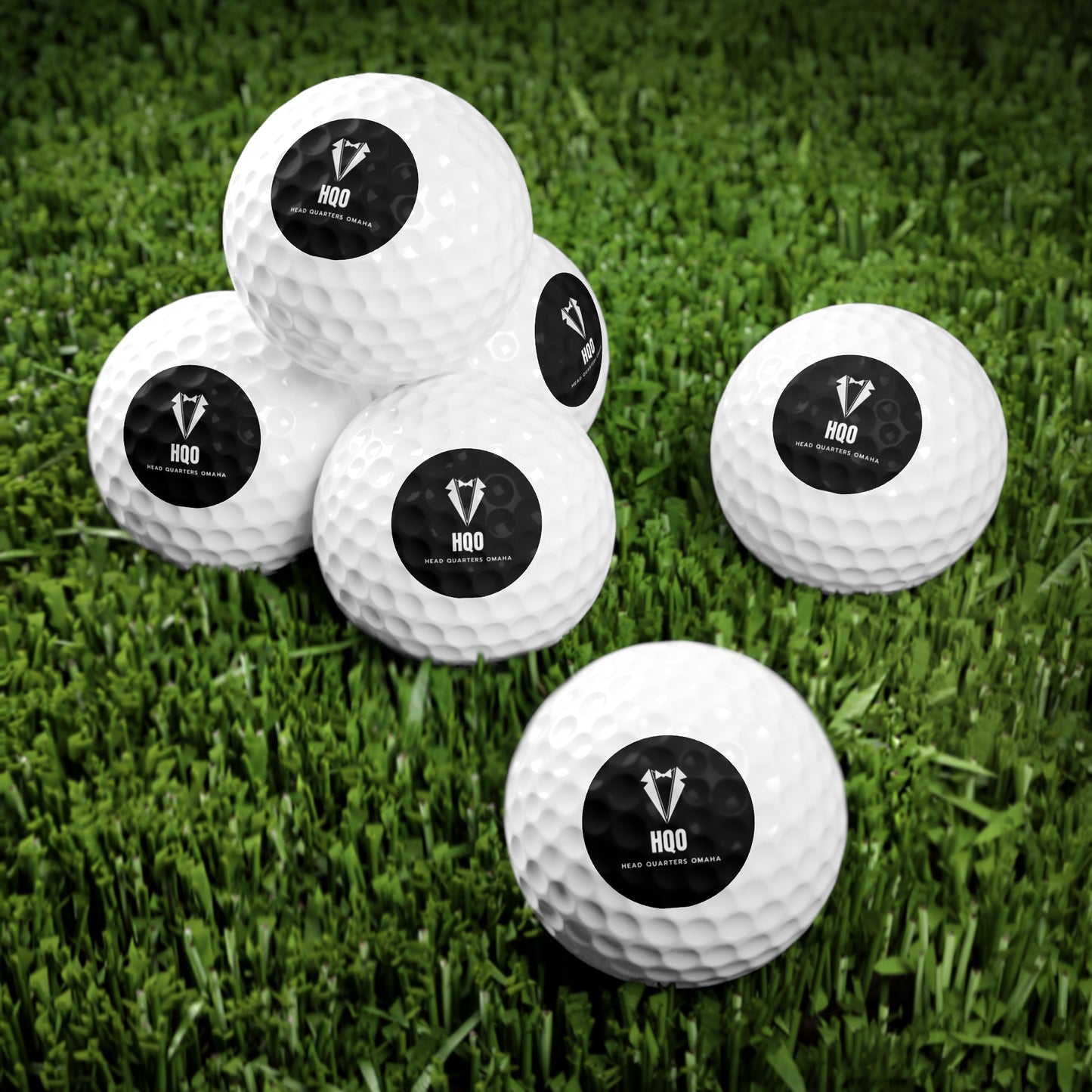 HQO Golf Balls, 6pcs