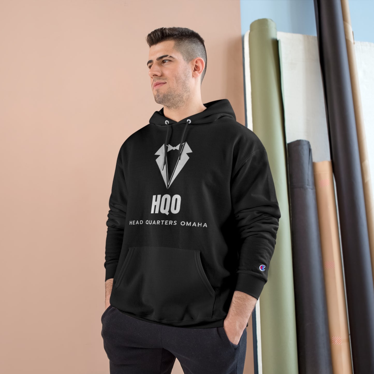 Champion Hoodie HQO Logo