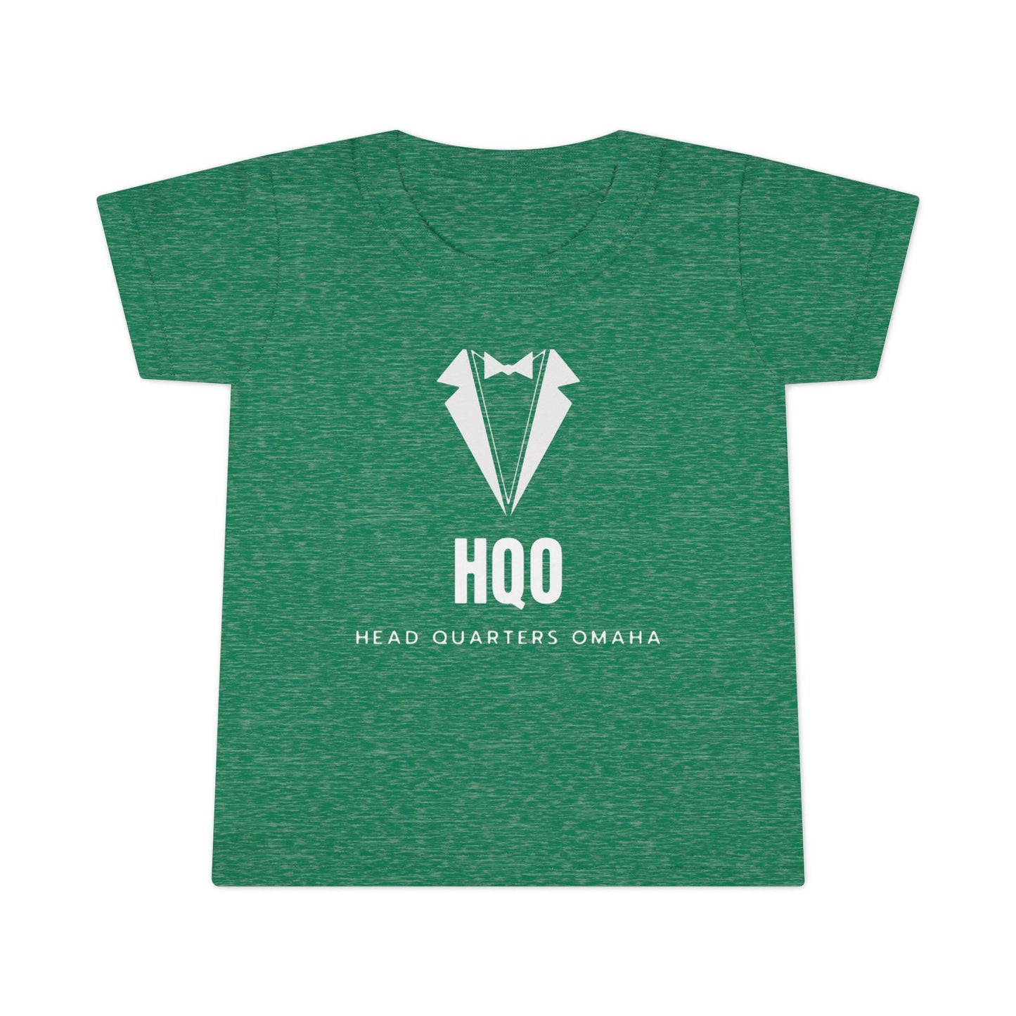 Toddler T‑Shirt — HQO Tuxedo Logo Baby Tee (Headquarters Omaha)