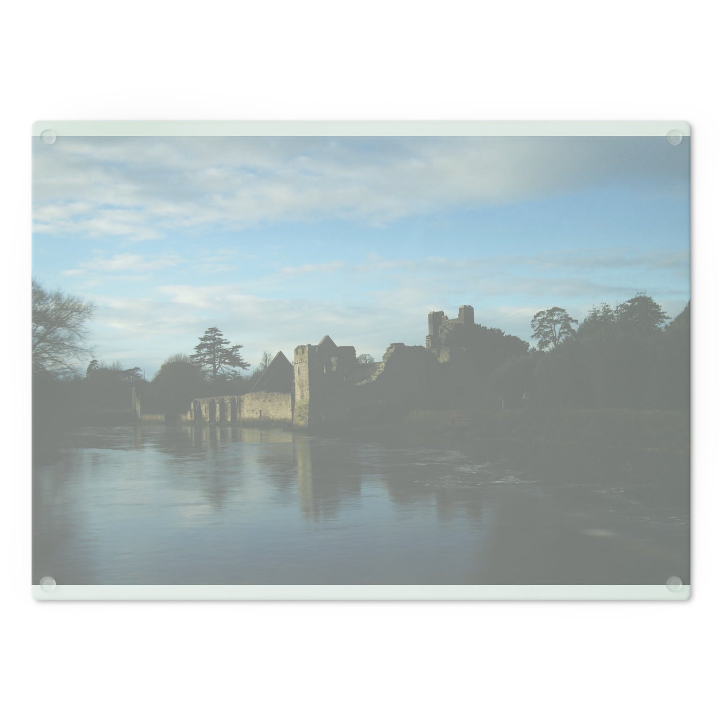 Irish River and Castle: Cutting Board