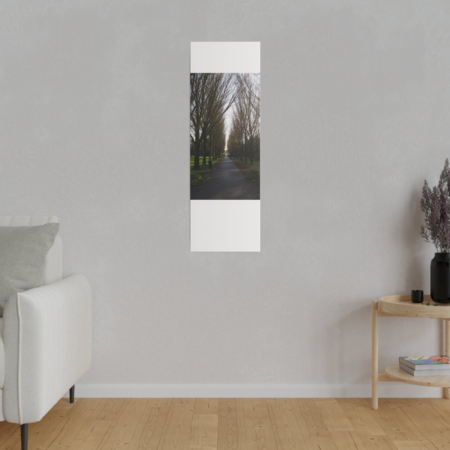 LONG PATH: Matte Canvas, Stretched, 0.75"